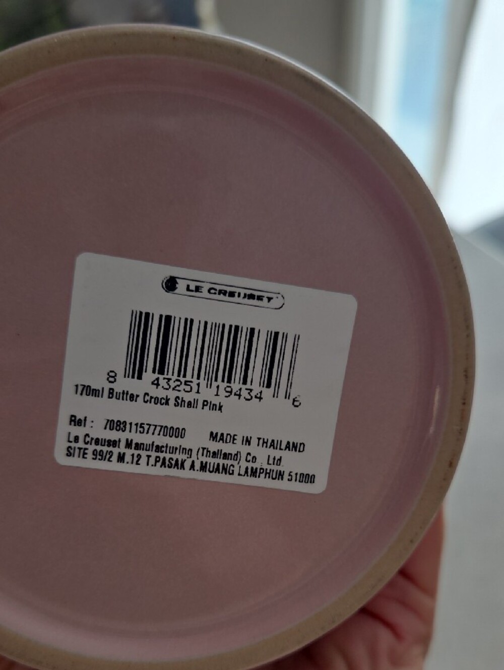 Le Creuset Soft Pink Stoneware Canister with Lid - Picture 2 of 5